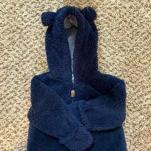 6 month Fleece bunting suit